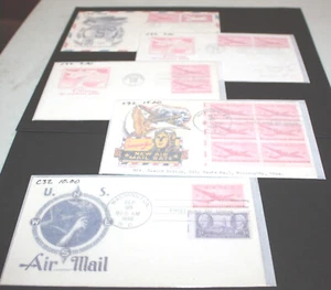 1941-1944 - 4 FDC'S - C32 ALL FOUR ARE DSIFFERENT - FOR DETAILS SEE DESCRIPTION - Picture 1 of 1
