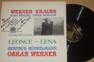 Werner Krauß, Alma Seidler, Nicole Heesters -Leonce Und Lena- LP near mint - Imagen 1 de 1