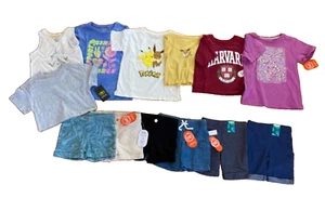 NEW Lot GIRL 6-6X summer clothes shorts graphic t-shirt tank top - Picture 1 of 17