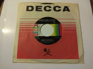 Jimmy Newman – After Dark Affair Unplayed Re-Issue Decca 45 RPM Record Rainbow - Picture 1 of 3