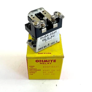 Relé de uso general Ohmite DOSX-233T 25 amperios 115 V CA de colección - Imagen 1 de 15