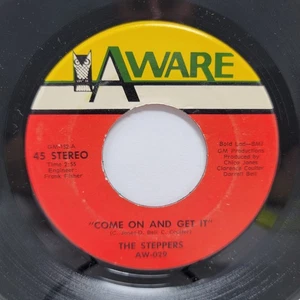 Steppers Come On And / What The Proble 7" 45rpm m- Vinyl Soul Record free sleeve - Imagen 1 de 2
