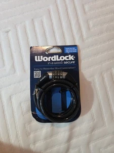 WordLock Bicycle Combination Flex Steel Cable Lock 4ft X 8mm (BLACK) - Picture 1 of 2