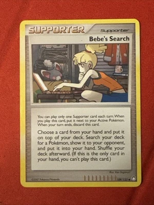 Bebe's Search 109/123 Trainer Mysterious Treasures Pokemon TCG LP/NM - Image 1 of 2