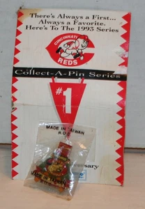 Prendedor de sombrero de solapa 1993 Cincinnati Reds Ameristop Coca-Cola #1 - Imagen 1 de 3