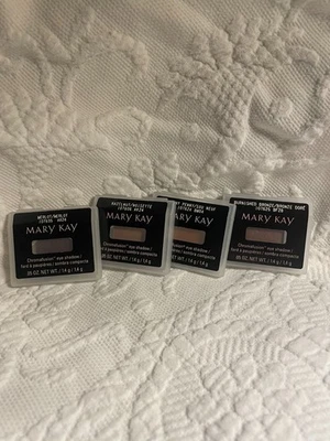 NW MARY KAY CHROMAFUSION EYE SHADOW MERLOT HAZELNUT SHINY PENNY BURNISHED BRONZE - Image 1 of 2