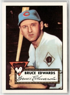 1983 Topps - 1952 Topps  Reprints - Bruce Edwards #224 Cubs - Image 1 of 2