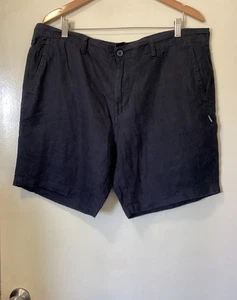 MENS MACPAC BLUE LINEN SHORTS SIZE 40” - Picture 1 of 6