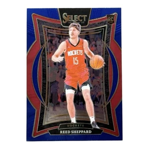 2024-25 Panini Select Reed Sheppard #68 Concourse Blue Scope Prizm Rookie Card - Bild 1 von 2