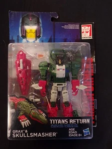 GRAX & SKULLSMASHER TRANFORMERS GENERATIONS COMBINER WARS HASBRO ACTION FIGURE - Foto 1 di 3