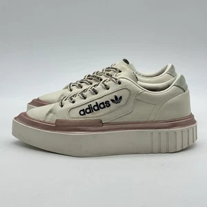 Adidas Hypersleek Off White Copper sneaker da donna con plateau in pelle taglia 7 - Foto 1 di 21
