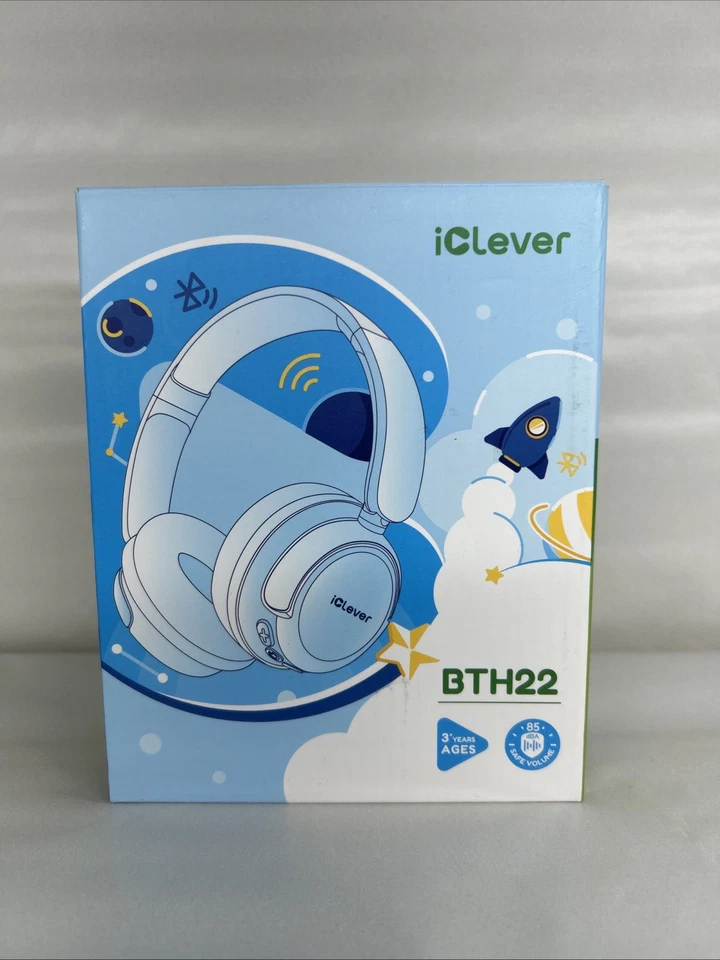 Детские Bluetooth-наушники iClever BTH22 60H время воспроизведения USB C быстрая зарядка Blu... - Изображение 1 из 4