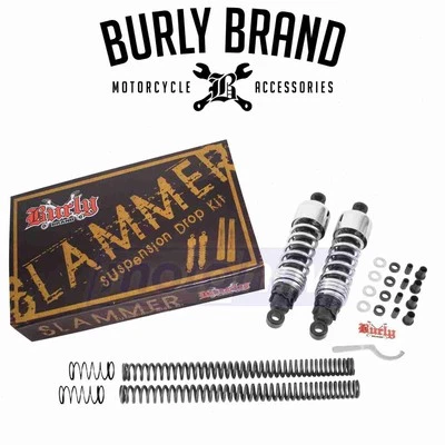 Burly Brand Slammer Suspension Drop Kit for 2006 Harley Davidson FXDI Dyna dq Foto 1 de 4
