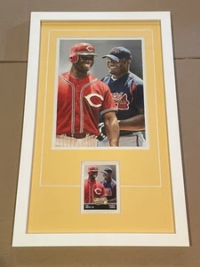Griffey Jr 2006 UD Original 1/1 Art For Card W/COA & Card 13” X 20” Andrew Jones - Picture 1 of 9