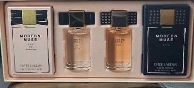 2 Estee Lauder Modern Muse Eau De Parfum & Chic .24 Perfume Splash Set de Regalo Foto 1 de 4