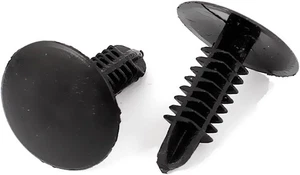 XMHF 100Pcs 4.7mm Hole Plastic Rivets Fastener Push Clips Black for Car Auto... - Picture 1 of 3