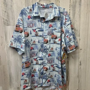 Buc-ees Men's Short Sleeve Hawaiian Surf Board Shirt Size XXXL New With Tags - Picture 1 of 9