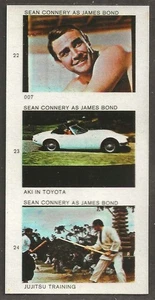 SOMPORTEX-YOU ONLY LIVE TWICE (FILM STRIPS) JAMES BOND 1969-#22#23#24- SCARCE!! - Picture 1 of 2