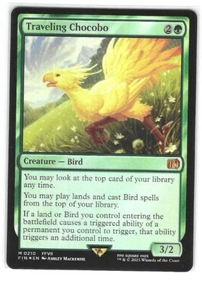 Traveling Chocobo - MTG Final Fantasy Foil NM! - Image 1 of 2