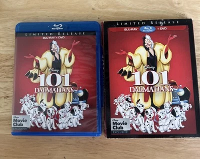 101 Dalmatians (Blu-ray + DVD, Movie Club Slipcover) Authentic US Release - Image 1 of 4
