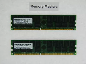 X9297A 4GB 2x2GB 184pin PC3200 ECC DDR Memory for Sun Fire V20z V40z - Picture 1 of 1