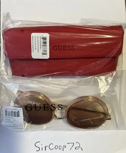 Gafas de sol GUESS (GT0330S oro rosa 59 mm) nuevas en bolsa estuche PLUS ADIVINAR - Imagen 1 de 3