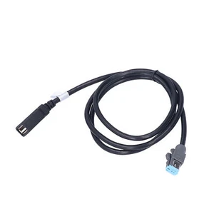 .4 Pin USB Cable Adapter Male Cord Extender 102cm/40.16in Long Black ABS For - Photo 1/12