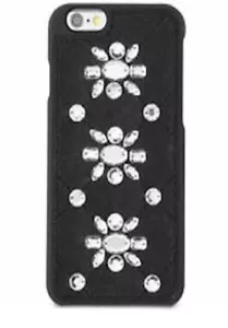 Michael Kors IPhone 6 6s Ballet Cell Phone Cover Black Snap on Case MSRP $75   - Picture 1 of 1