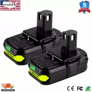 For Ryobi P108 P107 P105 P104 P103 P102 P109 Cordless 18V 3.0Ah Lithium Battery - Picture 1 of 14