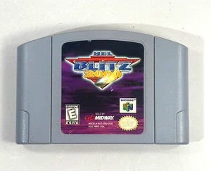 NFL Blitz 2000 (Nintendo 64, 1999) N64 Authentic Tested - Picture 1 of 5
