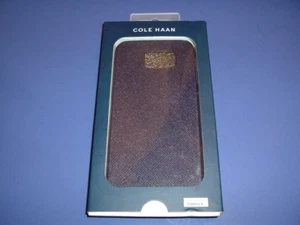 Cole Haan Genuine Leather Case Cover Samsung Galaxy S6 Marine Blue CHRM71021 - Picture 1 of 1