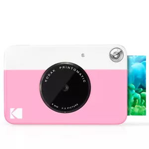 KODAK Printomatic Digital Instant Print Camera Uses Zink 2x3 Photo Paper, Pink - Picture 1 of 6