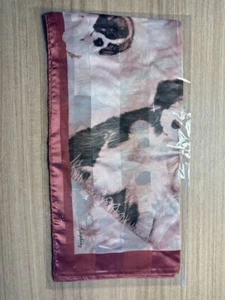 Dogs Symphony Scarf - Rose - New in Package - Picture 1 of 2