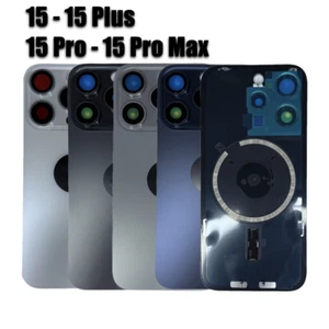 OEM (oryginalny producent) iPhone 15 / Pro / Pro Max tylne szkło tylna pokrywa - Zdjęcie 1 z 13