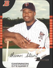 2005 Bowman Minnesota Twins Baseball Card #107 Shannon Stewart