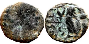Seltene AE4 von Johannes (423-425 n. Chr.), Rom postfrisch, Römisches Reich (RIC 1914S) - Bild 1 von 1