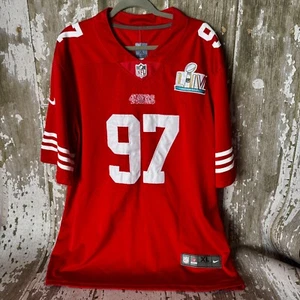 San Francisco 49ers Super Bowl LIV #97 Nick Bosa Trikot Herren bestickt XL rot - Bild 1 von 7