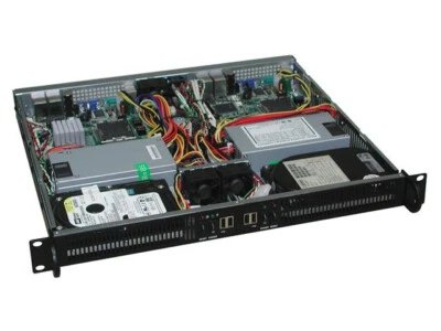 RM-1171 1U Rackmount Server Case for Dual Micro-ITX mITX Motherboard Systems - Image 1 of 3