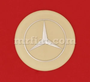 Mercedes W 111 220 350 SE 1965-67 marfil 62 mm bocina botón nuevo - Imagen 1 de 1