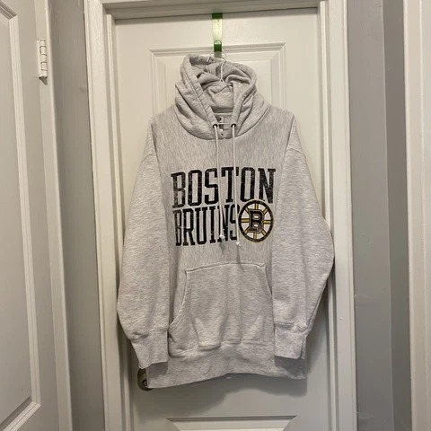 Official NHL Boston Bruins Hoodie Mens Size XL RARE Heavyweight Cover