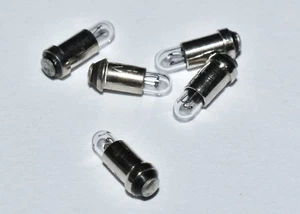 Märklin /Roco 5 Stück MS 2,8 klar 19V Ersatz- Mini- Glühbirne Birne NEU Lämpchen - Bild 1 von 2