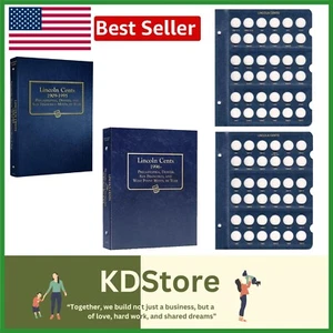 Comprehensive Lincoln Cent Coin Storage Album - Perfect for Young Collectors - Picture 1 of 11