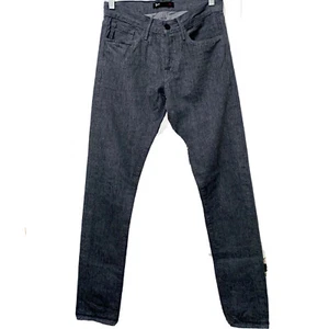 3x1 M3 Slim Straight Selvedge Denim Jeans 28 X 34 Gray Anchor Button Fly Unisex - Picture 1 of 12