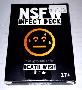 Death Wish - Mazzo Infect NSFW - Mazzo di Carte Espansione - di Zafty Games - Nuovo - Foto 1 di 3