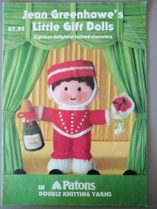 Jean Greenhowe Knitting Pattern Book, Little Gift Dolls, 18 delightful character - Picture 1 of 12