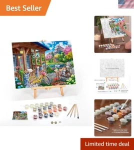 DIY Paint by Numbers Kit Framed Canvas: Beginner to Advanced Paint by Numbers... - Picture 1 of 10