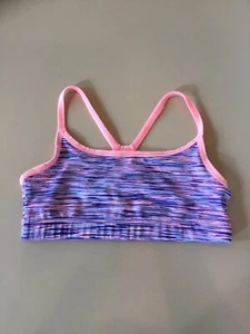 Old Navy Active Pink /Purple Girls Sports Bra Size 8 - Picture 1 of 3