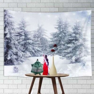 Snowflakes for Action Figure Background Backdrop Diorama Doll House Curtain - Picture 1 of 8