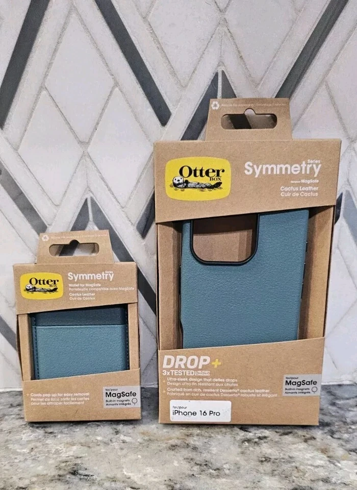 OtterBox Symmetry Cactus Leather MagSafe Case for iPhone 16 Pro- 77-96307