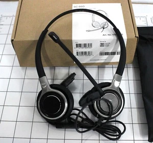 Komputerowy zestaw słuchawkowy - EPOS Binaural SC 660 USB ML Stereo UC HS. Nowy. - Zdjęcie 1 z 7